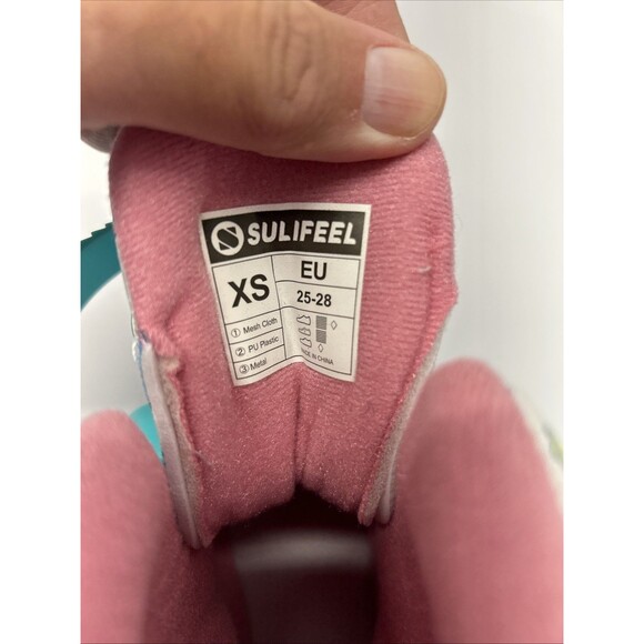 SULIFEEL Rainbow Hearts Adjustable Size XS 9-10 EU 25-28 Girl Roller Skates New - Picture 13 of 14